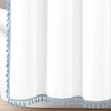 72"x72" Boho Melora Tassel Yarn Dyed Eco-Friendly Recycled Cotton Shower Curtain Blue - Lush Décor - 4 of 4