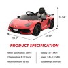 Licensed Lamborghini Kids Electric Car - 12v Ride-on with Parent Remote, 2-Speed Modes, Engine Sounds & LED Lights | Auto Doors for Boys & Girls - 2 of 4