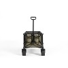 Gulches Foldable Extended Wagon, Army Green, 220 lbs Capacity, Heavy Duty 300L Utility Garden Cart - 4 of 4