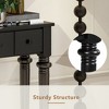 YOOCOZZ Retro Entryway Console Table with 4 Drawers & Open Shelf - 3 of 4