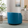 Swivel Chair, Comfy Accent Sofa Chair, 360 Swivel Chair, Upholstered Armchair, Swivel Accent Chair With Metal Base, Corner Chairs - 4 of 4