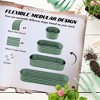 Okak Outdoor Galvanized Raised Garden Bed Kit, Elevated Planter Box with Safety Edging, Easy DIY for Flowers, Herbs, Vegetables - 3 of 4