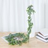 Unique Bargains Artificial Hanging Eucalyptus Stems Plants 72" 4 Pcs - 3 of 4
