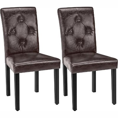 Whizmax Natural Rattan Dining Chairs Set Of 2, Kitchen Chairs With ...