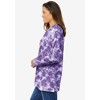 Woman Within Perfect Printed Long-Sleeve Crewneck Tee - 4 of 4