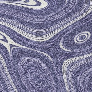 HomeRoots 9' X 12' Plum And Ivory Geometric Washable Indoor Outdoor Area Rug - 1 of 4