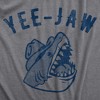 Womens Yee Jaw T Shirt Funny Southern Saying Shark Joke Tee For Ladies - Crazy Dog Women's T Shirt - 2 of 4