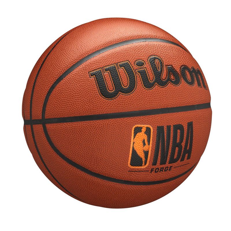 Wilson NBA Forge 27.5&#34; Basketball - Brown, 3 of 12