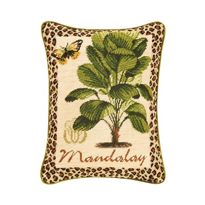 C&F Home 14" x 18" Mandalay Needlepoint Pillow