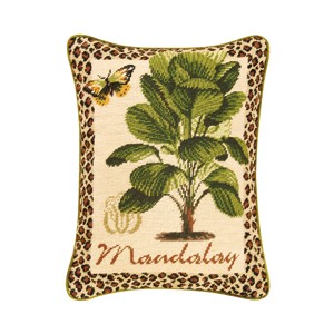 C&F Home 14" x 18" Mandalay Needlepoint Pillow - 1 of 4