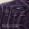 Bedsure Flannel Blanket – Solid Color Plush Throw, Ultra Soft and Fuzzy, 300GSM Lightweight Cozy Blanket for Bed or Sofa - 4 of 4