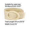 Allegra K Women's Woven Decor Adjustable Wide Dress Waist Belts 58-84cm/22.83-33.07" - 3 of 4