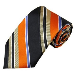 Men's Stripe 3.35 Inch Wide And 58 Inch Long Woven Neckties - 1 of 4