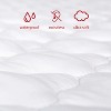 Aoibox Waterproof Quilted Pack and Play Mattress Pad Cover Soft Absorbent Fits 27x39 Portable Mini Crib Mattress - 2 of 4