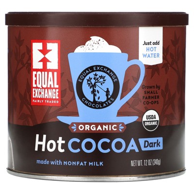 Equal Exchange Organic Hot Cocoa, Dark, 12 oz (340 g)