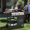 ELJGET 4-Burner 49200 BTU Propane Gas Grill & Griddle Combo BBQ Grill with Lid & Pizza Oven Black - 2 of 4