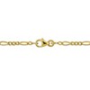 EVERLY JEWELRY | 14K Yellow Gold 2mm Figaro Link Chain ID Bracelet, 5.5 inch - 2 of 4