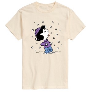 Men's - Peanuts - Lucy Snow Short Sleeve Graphic T-Shirt - 1 of 4
