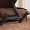 GlasFlength Folding Tables Overbed Table with Wheels Adjustable Mobile Surface Fashion Design for Bedside Comfort, Black, 31.4"*15.7"*20.09" - 3 of 4