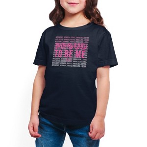 Girls' - Barbie - Proud To Be Me Short Sleeve Graphic T-Shirt - 1 of 4