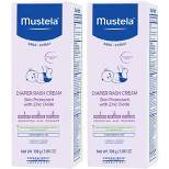 Mustela 2pk Fragrance Free Diaper Rash Cream - 7.6oz