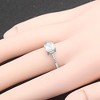 Morgan Engagement Ring Princess Cz Sterling Silver Women Ginger Lyne Collection - 3 of 4