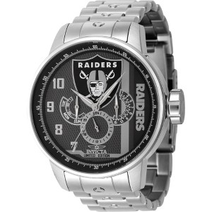 Invicta 45126 Men's NFL Las Vegas Raiders Day-Date Bracelet Watch - 1 of 2