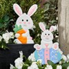 The Lakeside Collection Easter Garden Stakes - Bunny with Carrot - 3 of 4