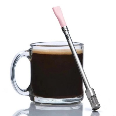 JoGo Stainless Steel Brewing Straw for Coffee, Tea, and More | Ultra-Portable and Reuseable | Great for Camping and Traveling