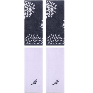 REGALWOVEN 4 Pcs Bathroom Pure Cotton Absorbent Soft Decorative Hand Towel - 1 of 4