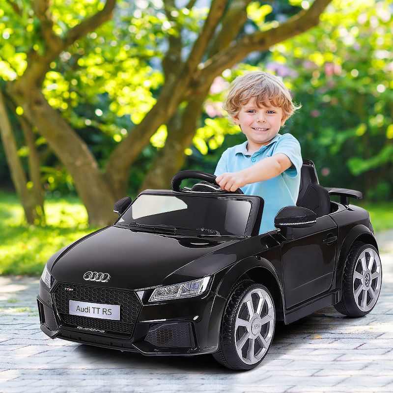 Costway 12V Audi TT RS Electric Kids Ride On Car Licensed Remote Control MP3, 2 of 11