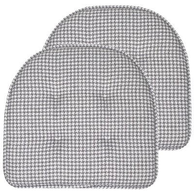 Sweet Home Collection Houndstooth Stitch U Shaped Memory Foam 17