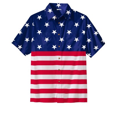 KingSize Men's Big & Tall Short Sleeve American Sport Shirt
