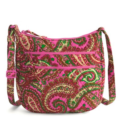 Vera Bradley Women's Outlet Cotton Heritage Trio Zip Hipster Crossbody Bag
