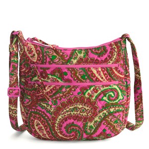 Vera Bradley Women's Outlet Cotton Heritage Trio Zip Hipster Crossbody Bag - 1 of 2