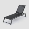 Myers 4pk Aluminum Chaise Lounge: Weather-Resistant, Adjustable, Poolside Patio Furniture Set - Christopher Knight Home - image 3 of 4