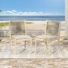 GDFStudio Benedict Patio Boho Acacia Wood Dining Chairs with Rope Woven Back (Set of 2) - 2 of 4