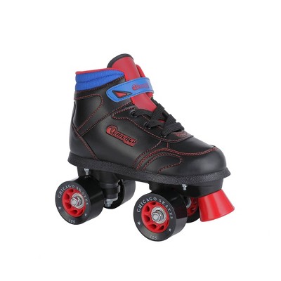 Chicago Skates Boys' Sidewalk Roller Skates - Black (5)