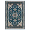 Modern Washable Area Rug for Living Room, Soft Floor Rug with Non Slip Backing, Low Pile Stain Resistant Indoor Carpet for Home Office - 3 of 4