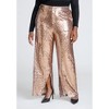 ELOQUII Women's Plus Size Sequin Trouser - 3 of 4