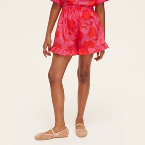 Girls' Classic Rose Ruffle Shorts -  kate spade new york x Target Pink/Red - 1 of 4