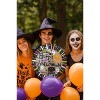 LoonBalloon 26" Halloween See-Thru Greetings Foil Balloon with 4 Latex Balloons – 3D Spooky Party Decoration Set - 3 of 4
