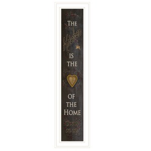 Kitchen is the Heart of the Home By Trendy Decor 4U, Ready to Hang Framed Print, White Frame - 1 of 1