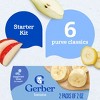 Gerber Baby Food Stage 1 My 1st Fruits Starter Kit Puree 2oz Tubs (6 Pack) - 4 of 4