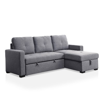 Mohler Pullout Sleeper Sectional Gray - HOMES: Inside + Out