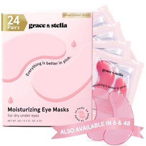 Grace & Stella Moisturising Under Eye Mask - Pink - 1 of 4