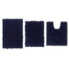 Modesto Collection Cotton Tufted Set of 3 Bath Rug Set - Home Weavers - 2 of 4