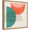 16" x 16" Chipper IV by Tom Reeves Framed Canvas Wall Art - Amanti Art: Modern Abstract, Home Decor - 2 of 4