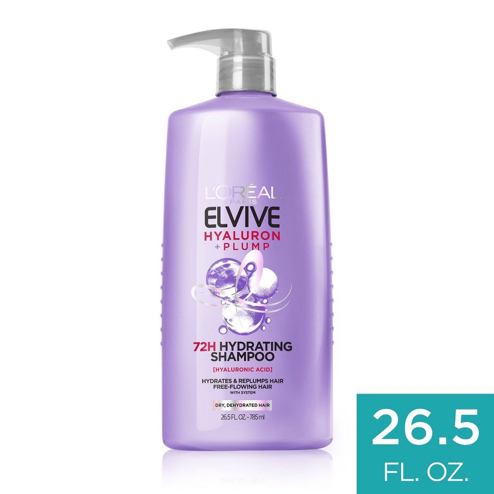 LOreal Paris Elvive Hyaluron Plump Hydrating Shampoo for Dry Hair