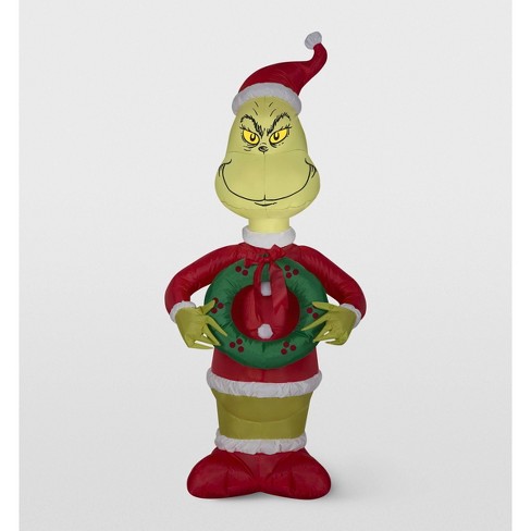 4ft How The Grinch Stole Christmas Inflatable Decoration Target
